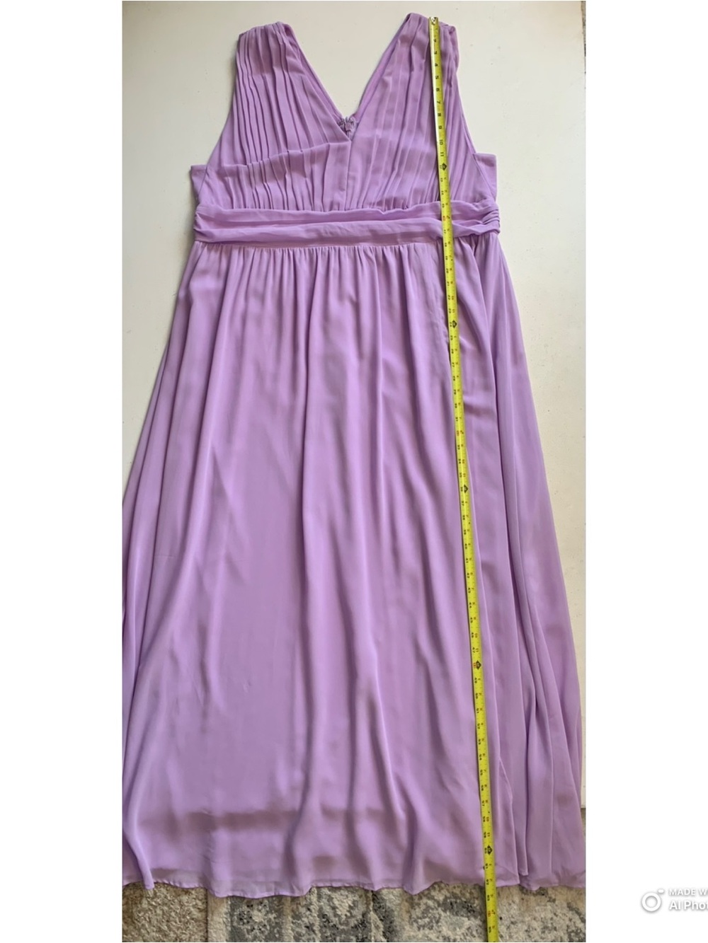 Lulus 3X Heavenly Hues Lavender Maxi Dress NWT Formal Party Wedding Bridesmaid - Picture 16 of 17
